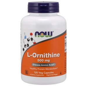 Now Foods L-Ornithine 500 mg 120 kapslí