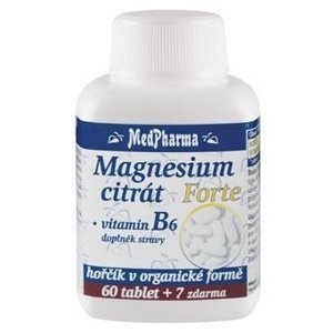 MedPharma Magnesium citrát Forte + Vitamín B6 67 tablet