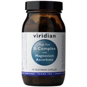 Viridian Nutrition Viridian High Five B Complex with Magnesium Ascorbate 90 kapslí