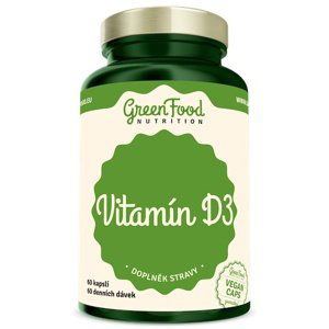 GreenFood Vitamin D3 60 kapslí