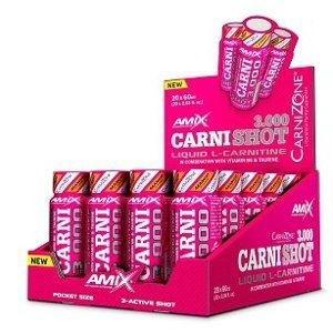 Amix Nutrition Amix Carni Shot 3000mg 20 x 60ml - lemon