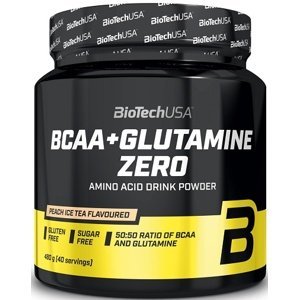 Biotech USA BiotechUSA BCAA + Glutamine Zero 480 g - broskvový ledový čaj