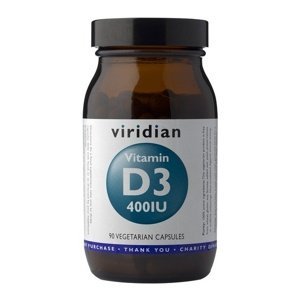 Viridian Nutrition Viridian Vitamin D3 400IU 90 kapslí