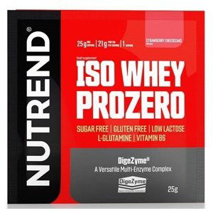 Nutrend Iso Whey Prozero 25g - jahodový cheesecake