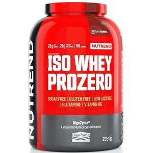 Nutrend Iso Whey Prozero 2250g - čokoládové brownies