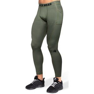 Gorilla Wear Pánské legíny Smart Tights Army Green - XXL