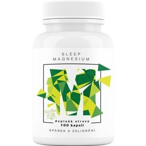 BrainMax Sleep Magnesium 320 mg 100 kapslí (Hořčík, GABA, L-theanin, Vitamín B6, šťáva z višně)