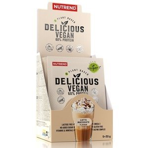 Nutrend Delicious Vegan Protein 5x30 g - Latte Macchiato
