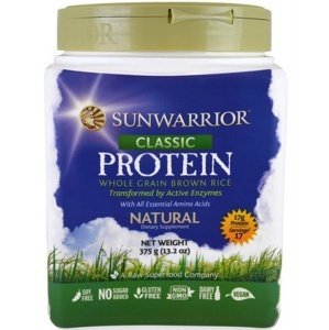 Sunwarrior Protein Classic 375 g - čokoláda VÝPRODEJ