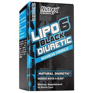 Nutrex Lipo 6 Black Diuretic 80 kapslí