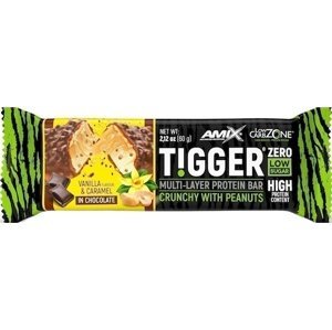 Amix Nutrition Amix Tigger Zero bar 60 g - Vanilka/karamel