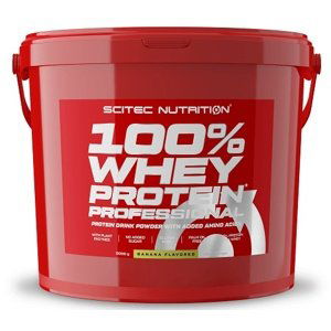 Scitec Nutrition Scitec 100% Whey Protein Professional 5000 g - banán