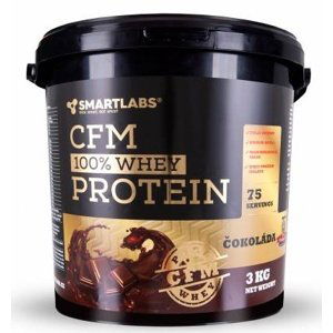 Smartlabs CFM 100% Whey Protein 3000 g - čokoláda