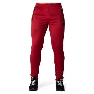 Gorilla Wear Pánské tepláky Ballinger Track Pants Red/Black - XL