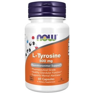 Now Foods L-Tyrosine 500 mg 120 kapslí