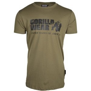 Gorilla Wear Pánské tričko s krátkým rukávem Classic T-shirt Army Green - M