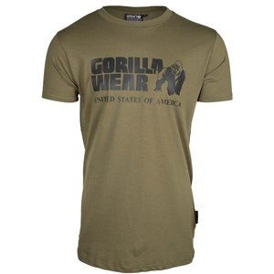 Gorilla Wear Pánské tričko s krátkým rukávem Classic T-shirt Army Green - L