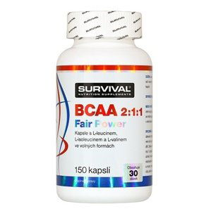 Survival BCAA 2:1:1 Fair Power® 150 kapslí