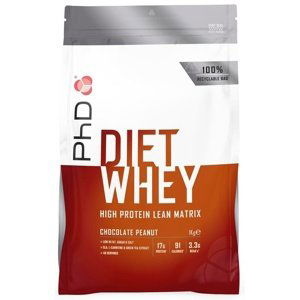 PhD Nutrition PhD Diet Whey Protein 1000 g - čokoláda/arašídy + šejkr 600 ml ZDARMA