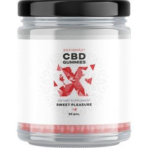 BrainMax CBD Gummies 25 mg, 30 želé bonbónů