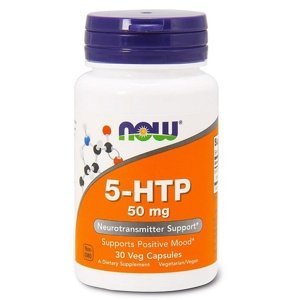 Now Foods 5-HTP (5-hydroxy L-tryptofan) 50 mg 180 kapslí