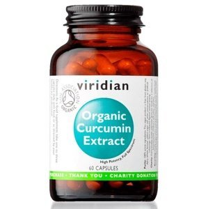 Viridian Nutrition Viridian Organic Curcumin (Kurkumin) Extract 60 kapslí