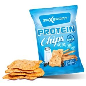 MaxSport Protein Chips 45g Egejská sůl PROŠLÉ DMT 20.4.2024