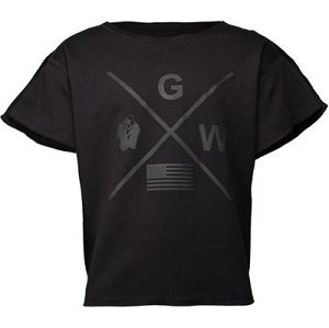 Gorilla Wear Pánské tričko s krátkým rukávem Sheldon Workout Top Black - XXL/3XL