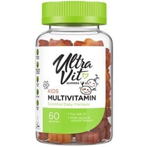 UltraVit Gummies Kids Multivititamin 60 želé bonbónů - Výprodej  (DMT 30.11.2023)