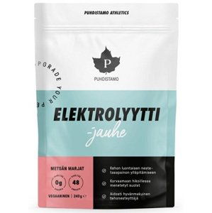 Puhdistamo Electrolyte Powder 240 g - red berries + Sportovní láhev ZDARMA