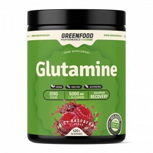 GreenFood Performance Glutamine 420 g - malina