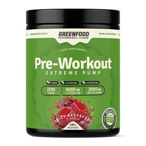 GreenFood Performance Pre-Workout 495 g - malina