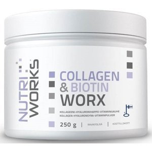 NutriWorks Collagen & Biotin Worx 250 g