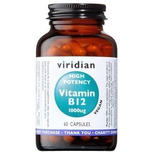 Viridian Nutrition Viridian High Potency Vitamin B12 60 kapslí