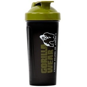 Gorilla Wear Šejkr XXL 1000 ml - Černá/Army zelená