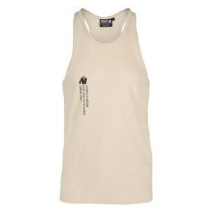 Gorilla Wear Pánské tílko Carrizo Tank Top Beige - L