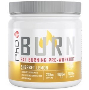 PhD Nutrition PhD Burn Pre-Workout 200 g - citronový sorbet