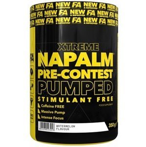 FA (Fitness Authority) FA Xtreme Napalm Pre-Contest Pumped Stimulant Free 350 g - mango/citron + šejkr Napalm Dual ZDARMA