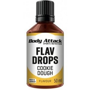 Body Attack Flav Drops 50 ml - Cookie Dough