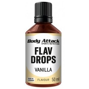 Body Attack Flav Drops 50 ml - Vanilka