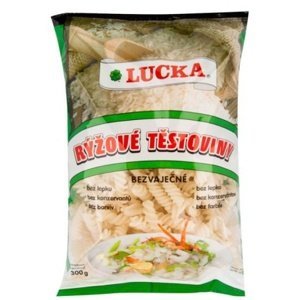 Lucka Těstoviny rýžové bezlepkové 300 g - Vřetena