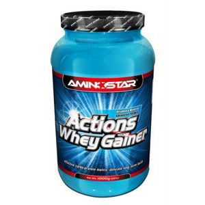 Aminostar Actions Whey Gainer 4500g - jahoda