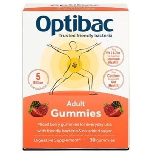 Optibac Adult Gummies (Želé s probiotiky pro dospělé) 30 gummies