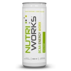 NutriWorks BCAA Energy Worx 330 ml - jablko/hruška PROŠLÉ DMT 11.2023