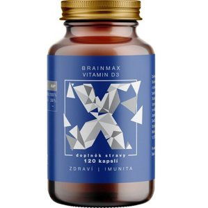 BrainMax Vitamin D3 5000 IU 120 rostlinných kapslí