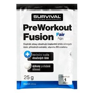 Survival PreWorkout Fusion Fair Power 25 g - pomeranč