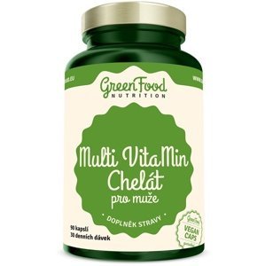 GreenFood Multi VitaMin Chelát Pro muže 90 kapslí PROŠLÉ DMT