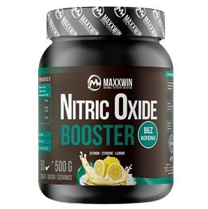 MAXXWIN Nitric Oxide Booster bez kofeinu 500 g - citron