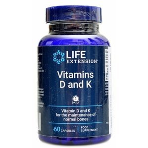 Life Extension Vitamins D and K 60 kapslí