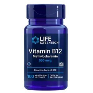 Life Extension Vitamin B12 Methylcobalamin 0,5 mg 100 pastilek